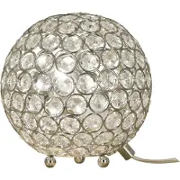 Aneta Pöytävalaisin Aneta Bling ø 15 cm kromi/kirkas