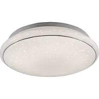 JUST LIGHT Led Jupiter, himmennettävä, Valkoinen/opaali, Olohuone/ruokailutila, Synteettinen materiaali, Moderni