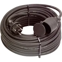 Hankkija.fi Ulkojatkojohto 1-Osainen 10m IP44 (P) H07RN-F, 3 x 2,5mm², IP44, 16A/250V