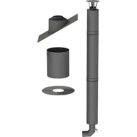 Pisla Korpi kamiinan 260cm piippusetti