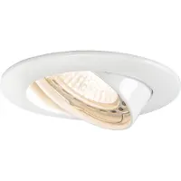 QAZQA Älykäs upotettava kohdevalaisin valkoinen säädettävä sis. WiFi GU10 - Edu
