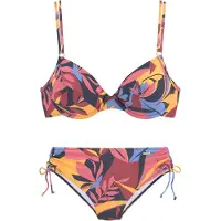 Sunseeker Bikini sininen / sitruuna / pitaija / vanha roosa
