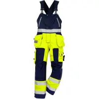 Fristads High vis avosuoja lk 2 1014 PLU, huomiokeltainen/laivastonsininen, D120
