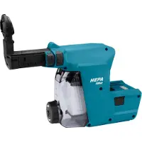 Makita DX07, Pölynpoistojärjestelmä, , DHR243RTJW, DHR243ZJW, DLX2168TW, Musta, Sininen, 1 kpl