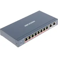 Hikvision DS-3E0310HP-E 8 Port Fast Ethernet Unmanaged POE Switch (DS-3E0310HP-E)
