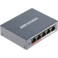 Hikvision DS-3E0105P-E/M(B) 4 Port Fast Ethernet Unmanaged POE Switch (DS-3E0105P-E/M(B))