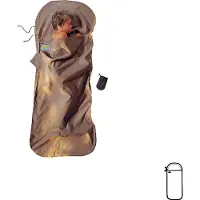 Cocoon Kids' Kidsack Cotton Khaki Makuupussin sisäpussit One Size