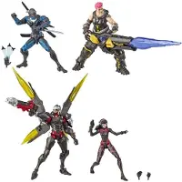 Hasbro Overwatch, Toimintahahmot - Genji, Zarya, Pharah, D.Va