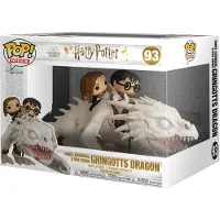 Funko POP! Harry Potter Gringottsin Lohikäärmefiguuri Harryn Ronin Ja Hermionen Kanssa