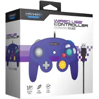 Retro-Bit Gamecube Controller Purple USB for PC... (PC)
