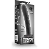 Temptasia Twist Black Dildo - Large