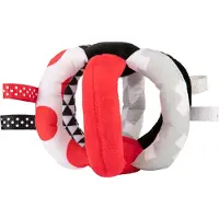 Canpol Babies Sensory kontrastikuvioitu pallo mukana helistin 0m+ 1 kpl