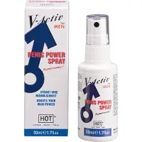 Hot V-Activ Penis Power - Suihke, 50 ml, erektioon, miehiseen kuntoon, helposti levittyvä