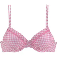 Buffalo Bikinitoppi vaaleanpunainen / valkoinen