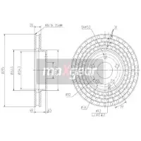 MAXGEAR Jarrulevy (1kpl) 19-1034
