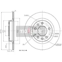 MAXGEAR Jarrulevy (1kpl) 19-0943