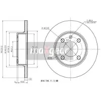 MAXGEAR Jarrulevy (1kpl) 19-0773