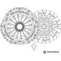 Blue Print Kytkinpaketti ADBP300045