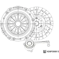 Blue Print Kytkinpaketti ADBP300013