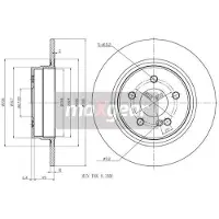 MAXGEAR Jarrulevy (1kpl) 19-2680