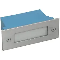 Kanlux S.A. Taxi LED upotettava valaisin 11cm IP54 4000K 0,6W harjattu teräs
