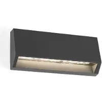 Faro Led ulkoseinävalaisin Must, Alumiini/harmaa/sinkki, Synteettinen materiaali, Moderni,