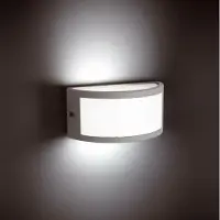 Faro Negus seinävalaisin E27 IP54 12cm harmaa