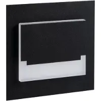 Kanlux S.A. Sabik Mini LED porrasvalo 12V 4000K 0,8W 7,5cm musta