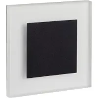 Kanlux S.A. Apus LED porrasvalo 4000K 0,8W 12V 7,5cm musta