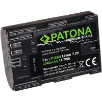 PATONA Premium LP-E6N 2400mAh Akku Canon EOS 5D 6D 7D 70D 80D