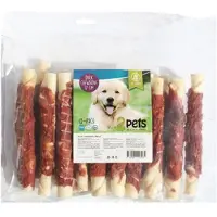 2pets - Dogsnack Duck Chewbone 17 cm 18-pakkaus 840 g - Koirat - Koiran herkut ja puruluut