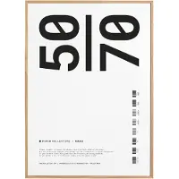 Paper Collective Kehykset Oak / Lasi 50x70 Cm - Taulunkehykset Tammi - 90026