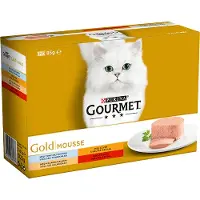 Purina Gourmet Gold Gourmet Gold Mousse lajitelma 12 x 85 g