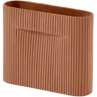Muuto Ridge maljakko, 16,5 cm, terrakotta
