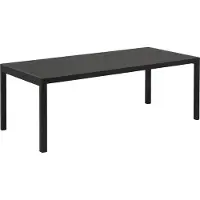 Muuto Workshop Table 92x200 cm - Black Linoleum Black