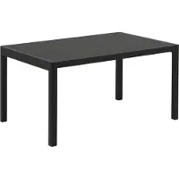 Muuto Workshop Table 140 X 92 cm 55.1 X 36.2 tum - Black Linoleum Black