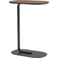Muuto Relate sivupöytä, k. 73,5 cm, savustettu massiivitammi - musta