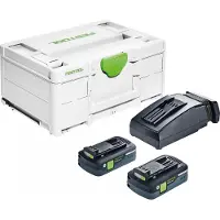 Festool Energiasetti SYS3 ENG 18V 2x4,0/TCL6