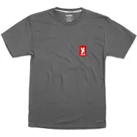 Chrome Vertical Red Logo Lyhythihainen T-paita