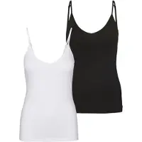 Vero moda Maxi My Soft Tall Hihaton V-aukkoinen T-paita 2 Yksiköt