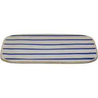 Lyngby Porcelæn Dan-Ild tarjoilulautanen, 27 x 27 cm, stripe