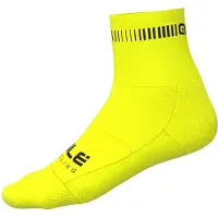 ALÉ Logo Q-Skin Socks Pyöräilysukat koko 36-39 - S väri keltainen