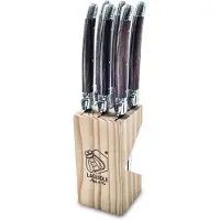 Laguiole -Grillknive Sæt Med 6 - Brown - L11CM
