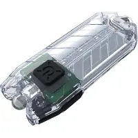 Nitecore Tube V2.0 Transparent, rechargeable LED keychain flashlight