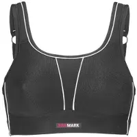 Swegmark Movement Sports Bra Coolmax Moulded Cups - Black - C x 115