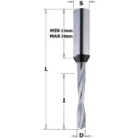 Cmt Puuporanterä 311.080.21; 8 mm; oikea