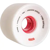 Globe Conical Cruiser 65mm Wheels white / red / 65 Koko Uni