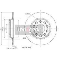 MAXGEAR Jarrulevy (1kpl) 19-1219