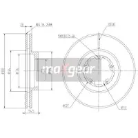 MAXGEAR Jarrulevy (1kpl) 19-1047MAX