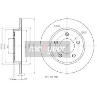 MAXGEAR Jarrulevy (1kpl) 19-1011